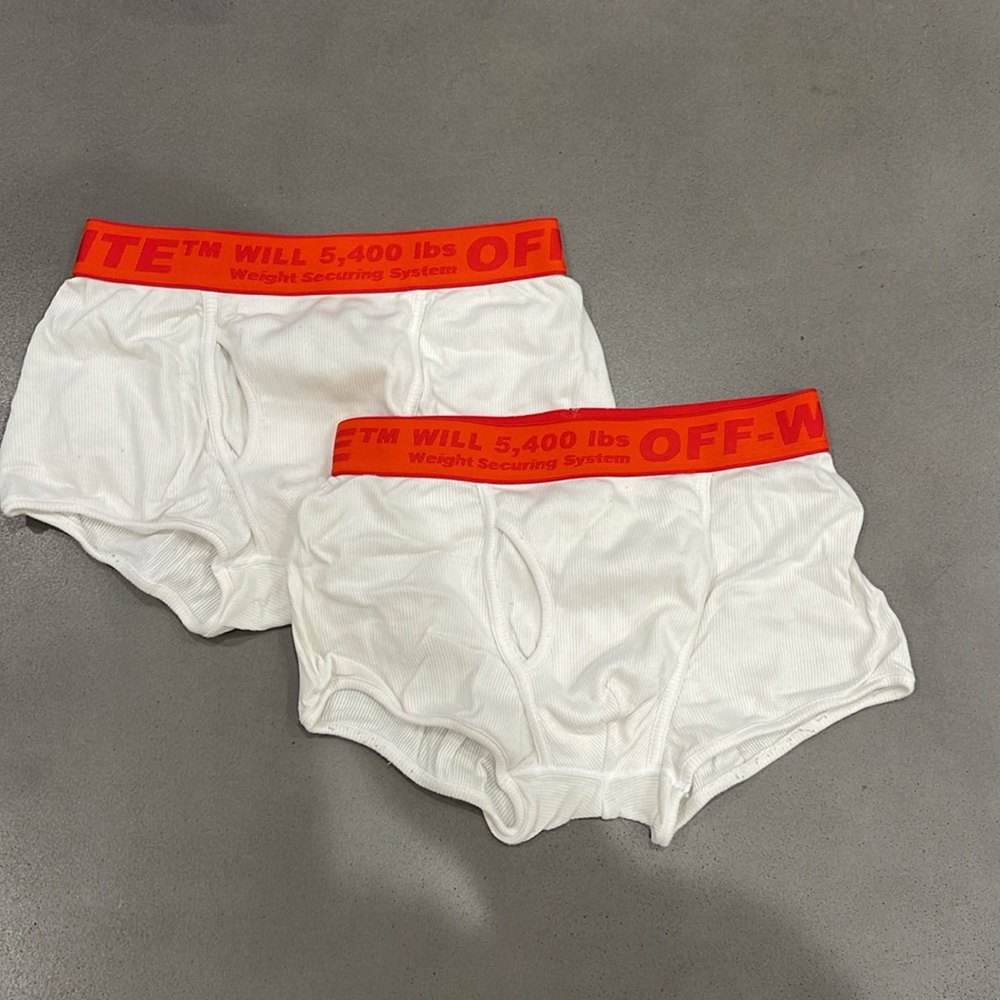 OFF WHITE white briefs